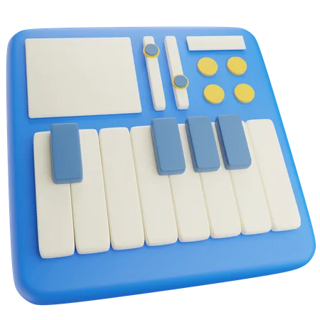 Clavier musical  3D Icon