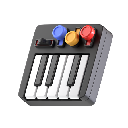 Clavier musical  3D Icon