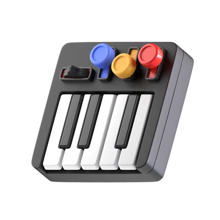 Clavier musical  3D Icon