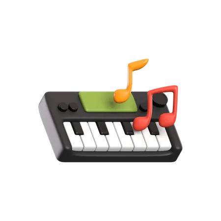 Clavier musical  3D Icon