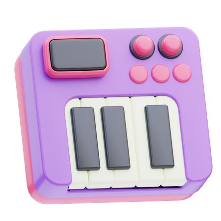 Clavier musical  3D Icon