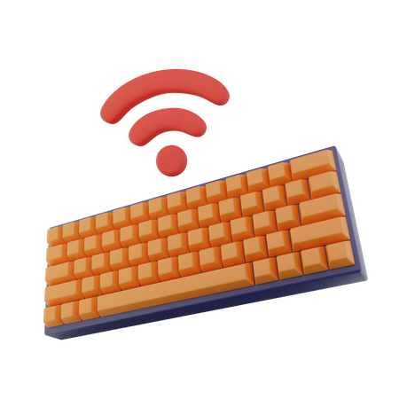 Clavier sans fil  3D Icon