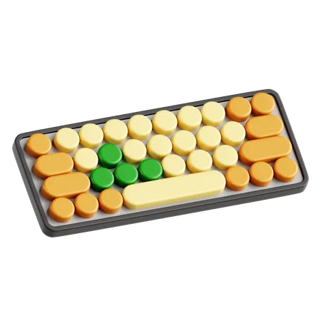 Clavier sans fil  3D Icon