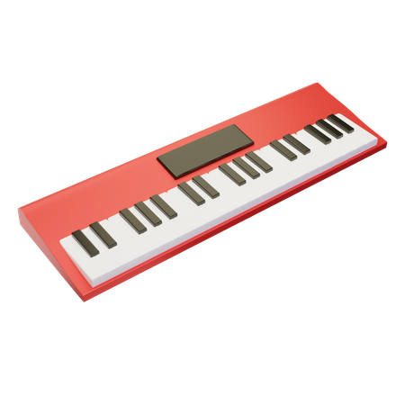 Synthétiseur à clavier  3D Icon