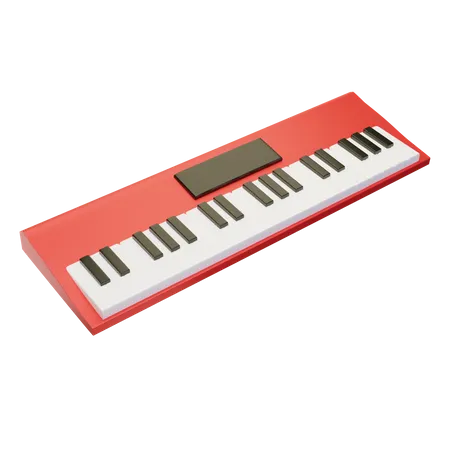 Synthétiseur à clavier  3D Icon