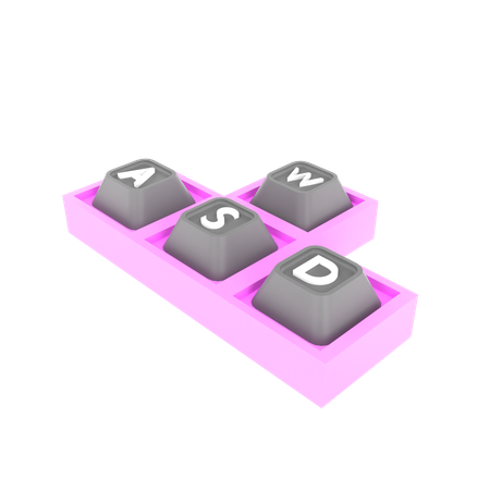 Touche du clavier  3D Icon