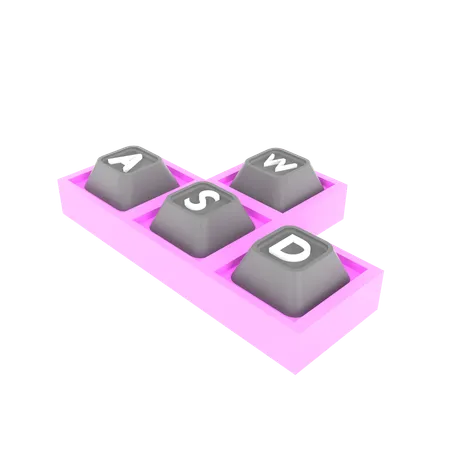 Touche du clavier  3D Icon