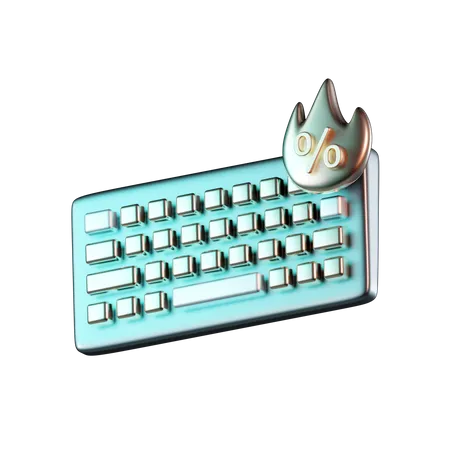 Clavier Vente Chaude  3D Icon