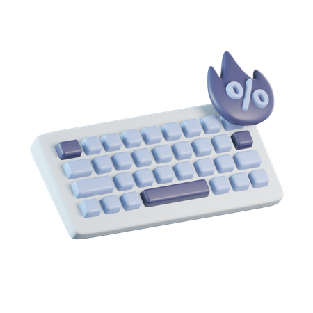 Clavier Vente Chaude  3D Icon