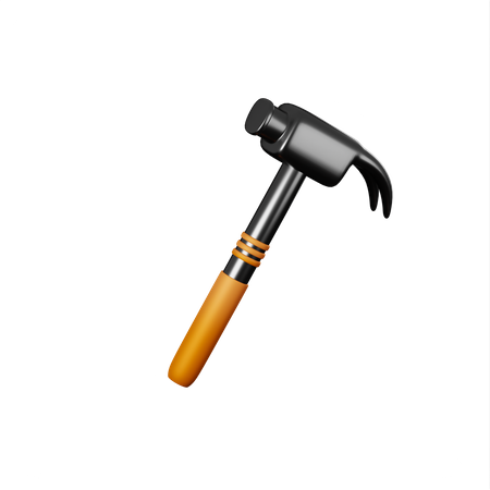 Claw Hammer  3D Icon