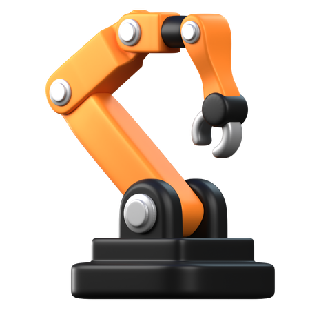 Claw Robotic Arm  3D Icon