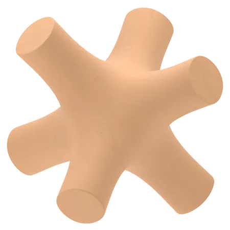 Clay Abstract  3D Icon