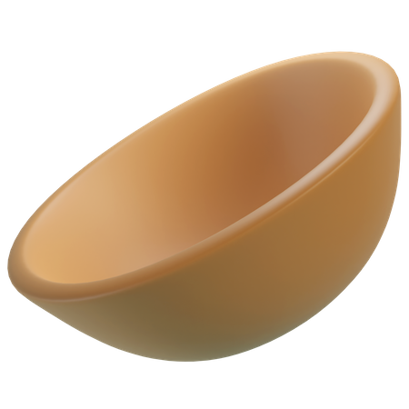 Clay Bowl  3D Icon