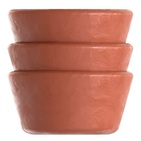 Clay pot  3D Icon