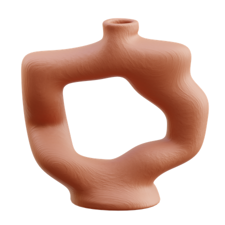 Clay Pot  3D Icon