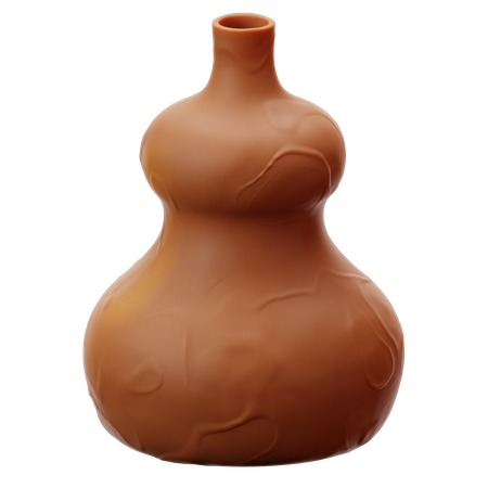 Clay Pot 3D Icon