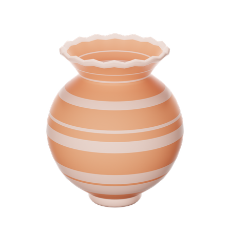 Clay Pottery  3D Icon