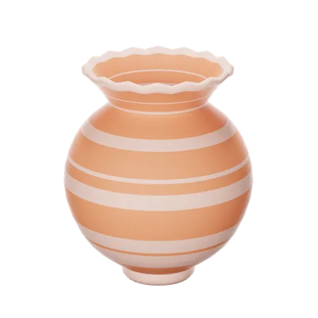 Clay Pottery  3D Icon