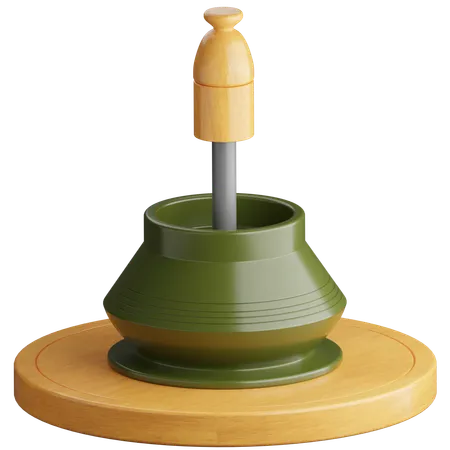 Clay Spinner  3D Icon