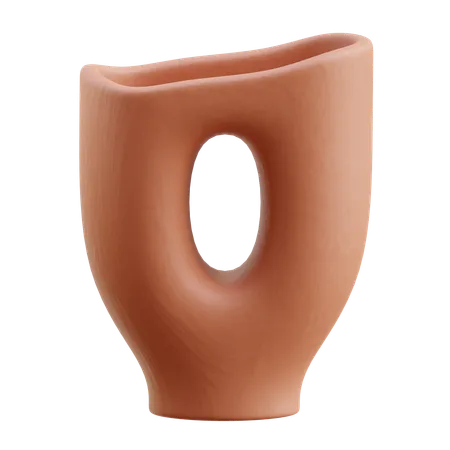 Clay Vase  3D Icon