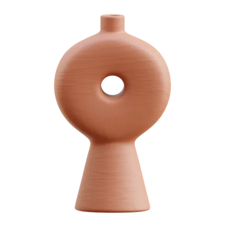 Clay Vase  3D Icon