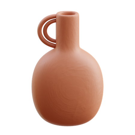 Clay Vase  3D Icon