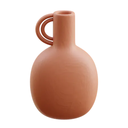 Clay Vase  3D Icon