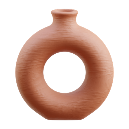 Clay Vase  3D Icon