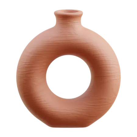 Clay Vase  3D Icon