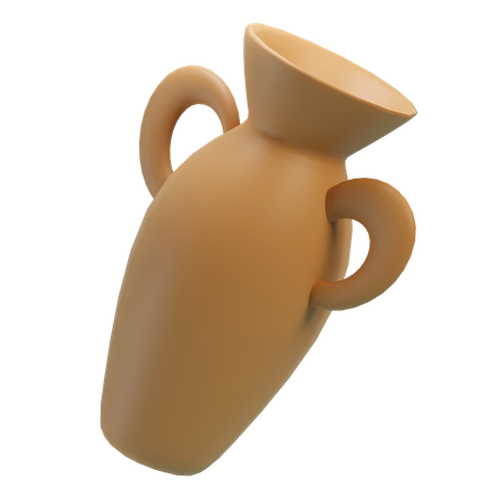 Clay Vase  3D Icon