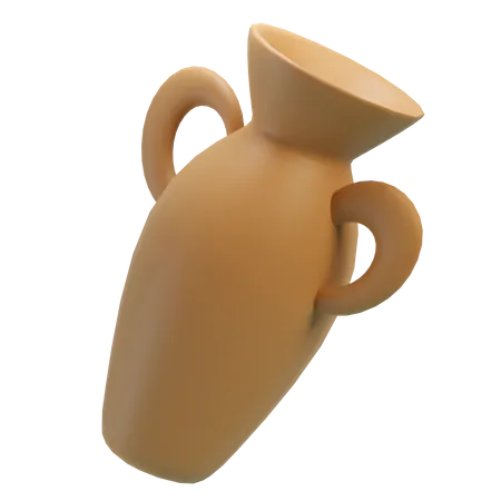 Clay Vase  3D Icon