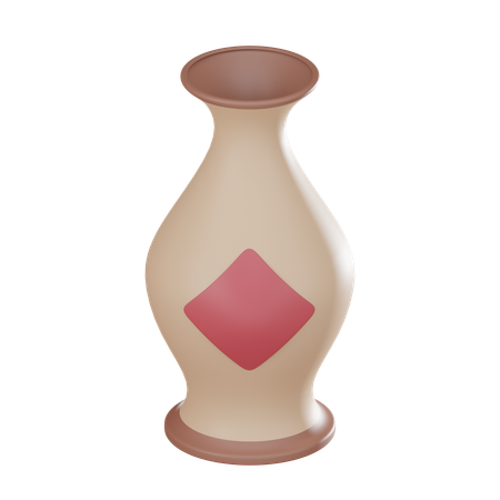 Clay Vase  3D Icon