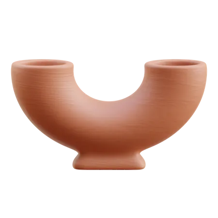 Clay Vase  3D Icon