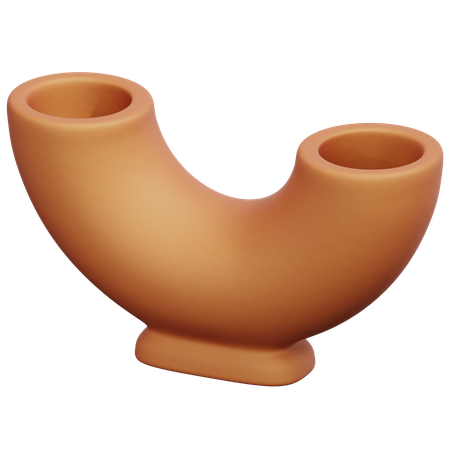 Clay Vase Pot  3D Icon