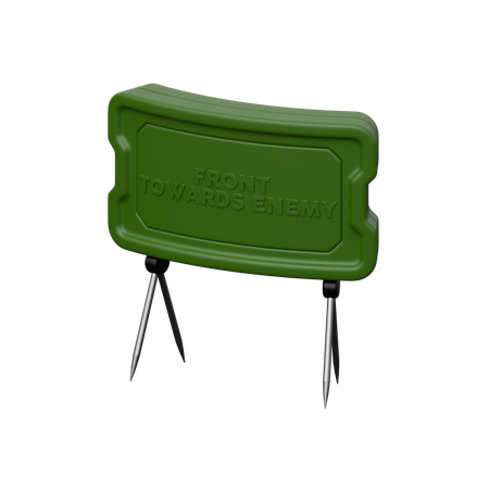 Claymore Mine  3D Icon