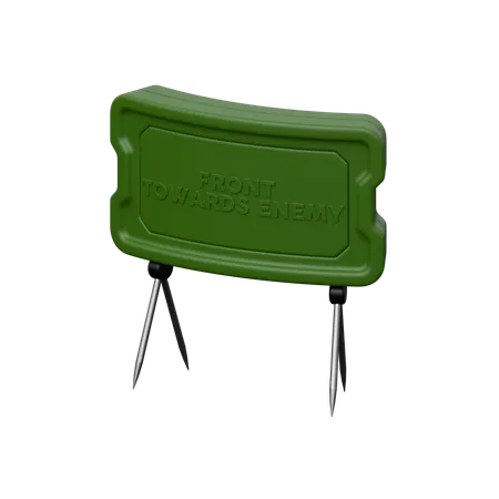 Claymore Mine  3D Icon