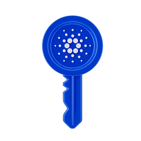 Clé cardano  3D Icon