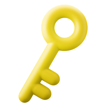 Accès par clé  3D Icon