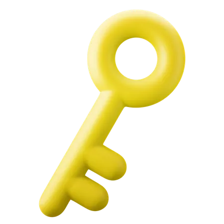 Accès par clé  3D Icon
