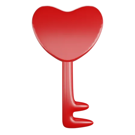 Clé d'amour  3D Icon