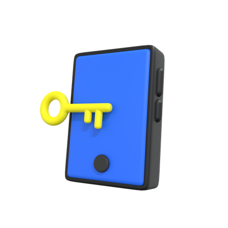 Clé de téléphone  3D Icon