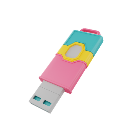 Clé USB  3D Icon