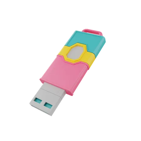 Clé USB  3D Icon