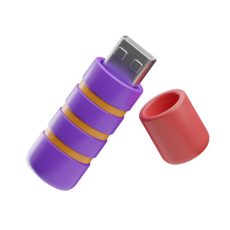 Clé USB  3D Icon