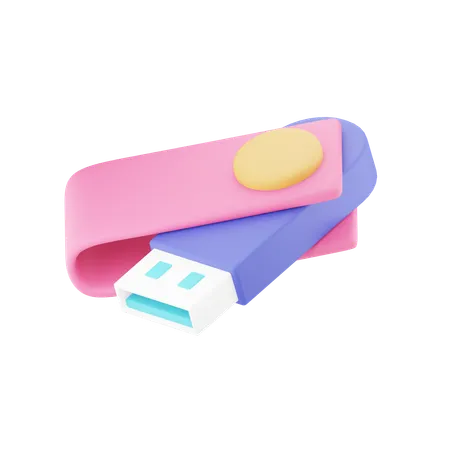 Clé USB  3D Icon