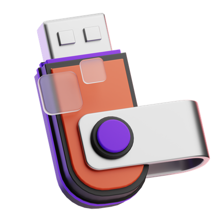 Clé USB  3D Icon