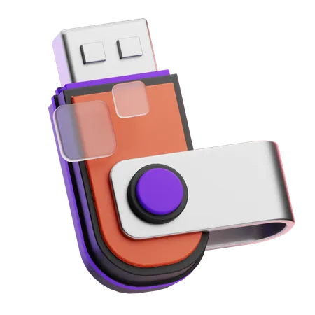 Clé USB  3D Icon