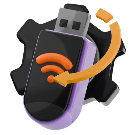 Clé USB  3D Icon