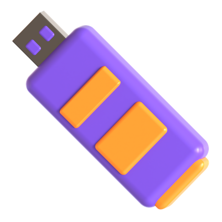 Clé USB  3D Icon