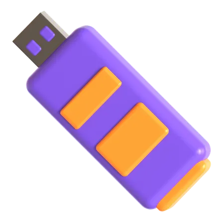 Clé USB  3D Icon